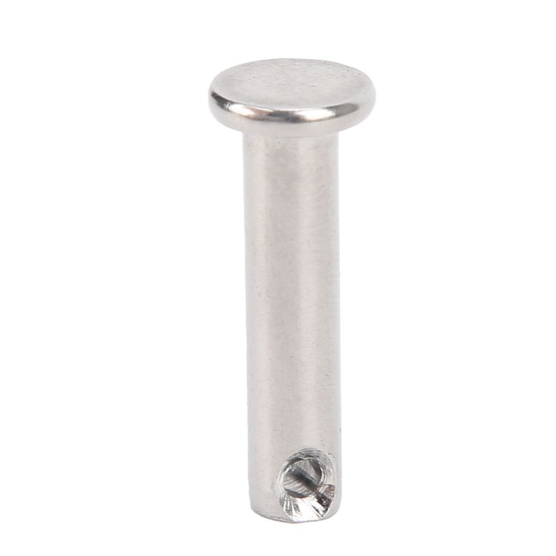 50Pcs Round Clevis Pins Flat Head 304 Stainless Steel Locating