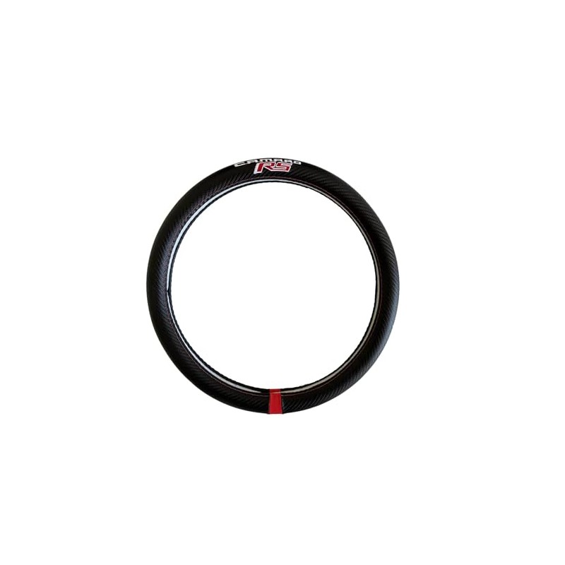 Lolosale Black Carbon Fiber Luxury Leather Chevy Camaro RS Steering
