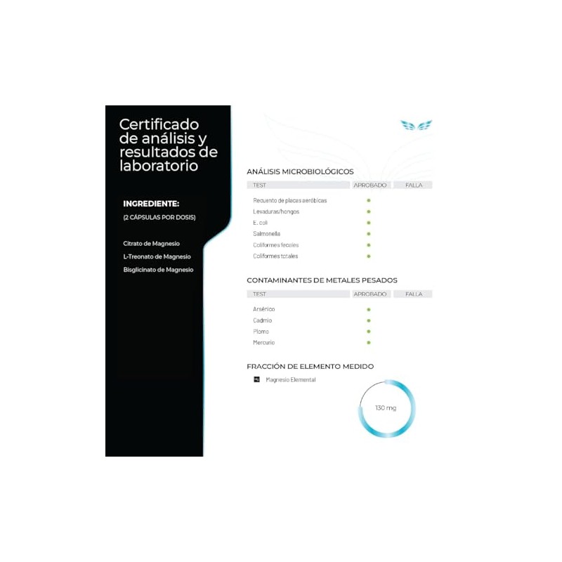 ETERNAL NUTRITION Calming Blend: Magnesio Quelado 3 en 1 (150