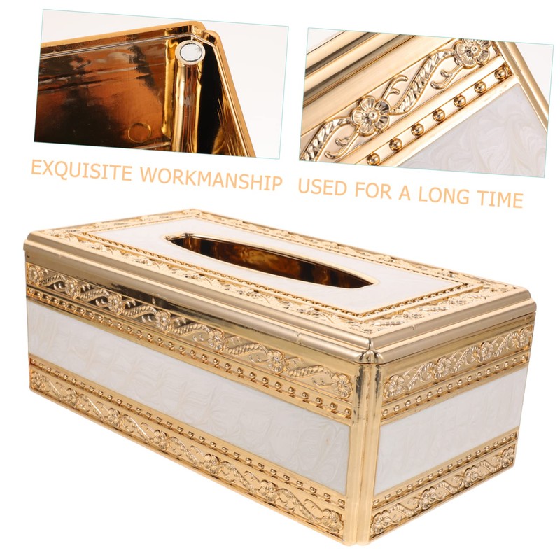 Gatuida Elegant Tissue Box Embossing for Bathroom Living Room Hotel