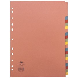 Concord Manilla Index Europunched A-Z 20-Part A4 Assorted Ref AZ6