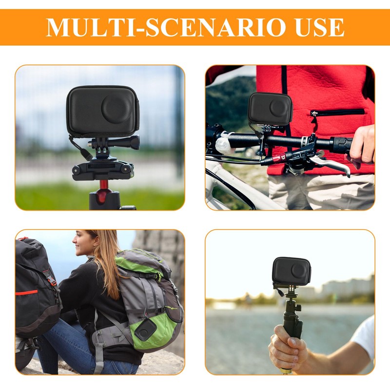 Cleminsta Action Camera Hard Case for DJI OSMO Action 4/3,