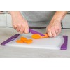 KitchenCraft CWBOARD350PUR Colourworks Polyethylene Reversible Cutting Board, 36.5 x 25