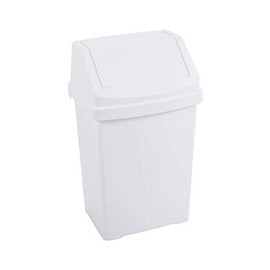 Wham Swing Bin - White , 8 Litre(pack of 2)11739 x 2