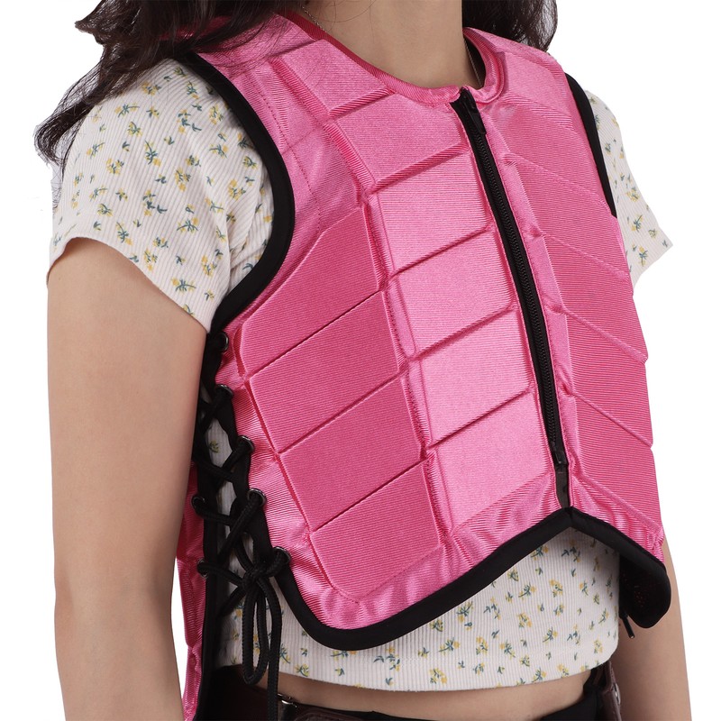 Kids Equestrian Vest Foam Padded Safety Horse Riding Protective Gear