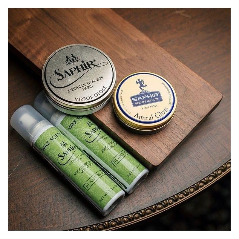 SAPHIR Médaille D’Or Plant Based Wax Softener Renews Dried Wax