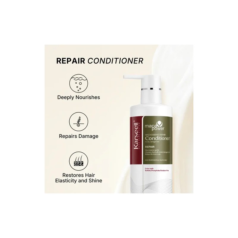 Karseell Colágenoaceite Shampooacondicionador Kit 4 En1