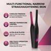 LICAEVEY Pencil Flat Iron, PTC Fast Heating Cordless Hair Straightener
