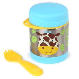 Skip Hop Baby Zoo Insulated Food Jar and Spork Set, Jules Giraffe