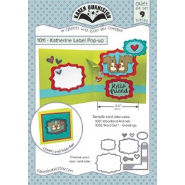 KB Riley Karen Burniston Katherine Label Pop-Up Die Set