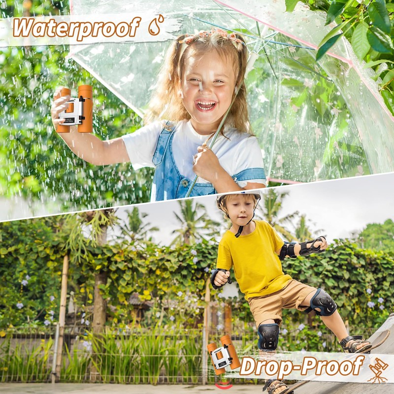 USCAMEL Binoculars Kids 8×21 Compact Binoculars Small Binocular for Bird