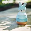 Janod Stacking Rabbit Made of FSC Wood, 4 Pieces for