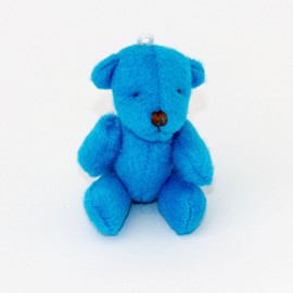 NEW - TEDDY BEARS X 1 - Soft Little Adorable - Gift Present Birthday Xmas (Blue Teddy Bear X 1)