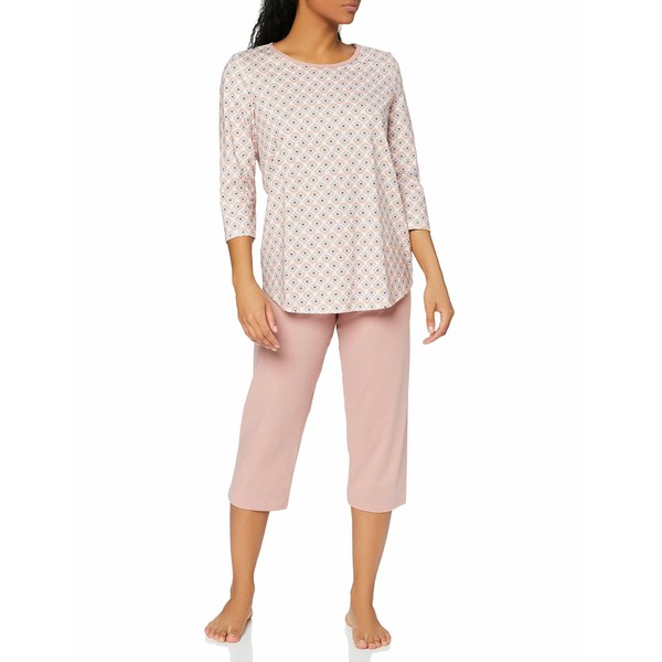 CALIDA Lovely Nights Women's 3/4 Pyjamas 100% Organic Cotton with