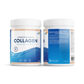 100% Marine Collagen Powder 300 g I Pure Hydrolysed Collagen Powder (Type I & III) I Healthy Skin, Hair & Nails I High Absorption I Odourless & Tasteless I Easy to Mix