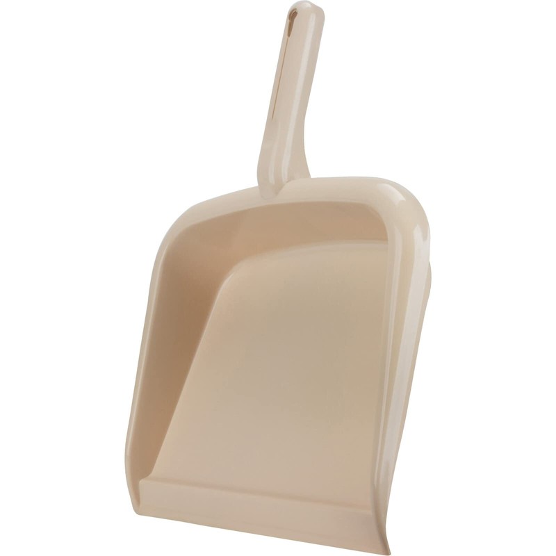 SPARTA Large Handheld Dustpan with Hanging Hole, Heavy-Duty Plastic Dustpan