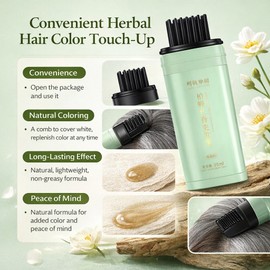 No Brand 🔥HOT【Natural Herbal & Floral】Herbal Hair Dye Pen For Instant Gray Coverage Gray Hair Cover Touch-Up Non-Damaging Color One-Time Use Plant-Based Formula