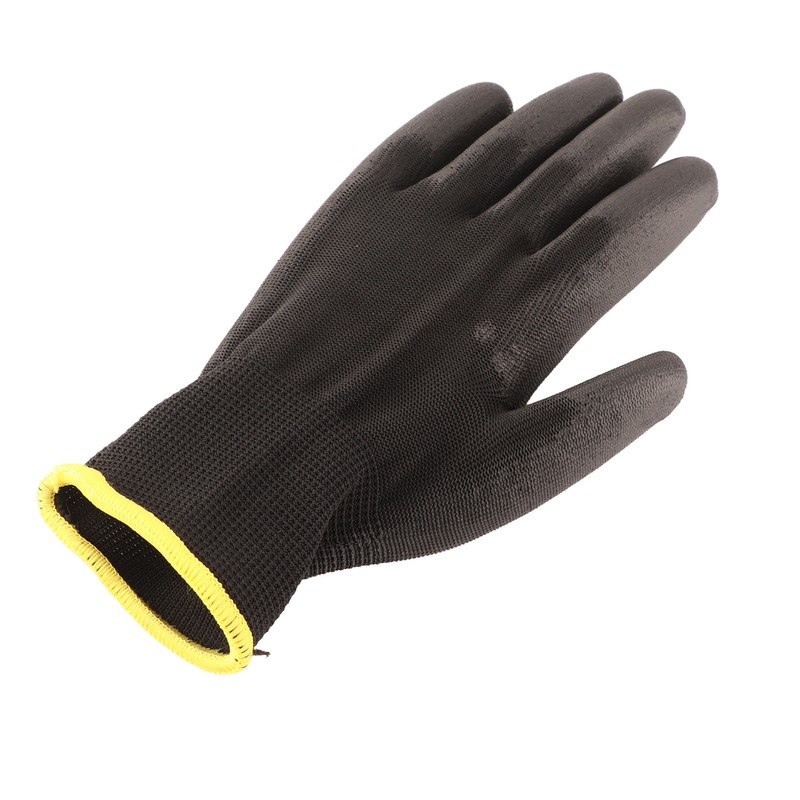 10 Pairs Safety Work Gloves PU Coated Static Proof Nylon