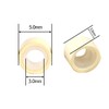 200Pcs Beads Silicone Aluminium Micro Nano Rings 5.0x3.0x3.0 mm Lined