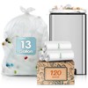 13 Gallon 120 Counts Strong Trash Bags Tall Kitchen Garbage