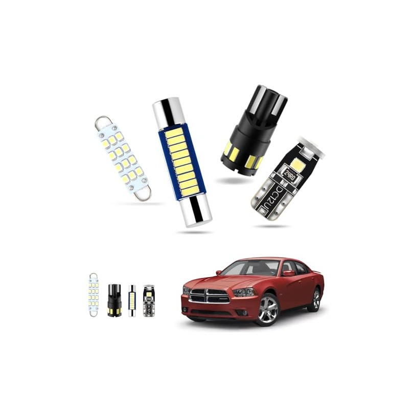 EASY EAGLE LED Interior Car Lights for Dodge-Charger-2011-2021: 16 Piece
