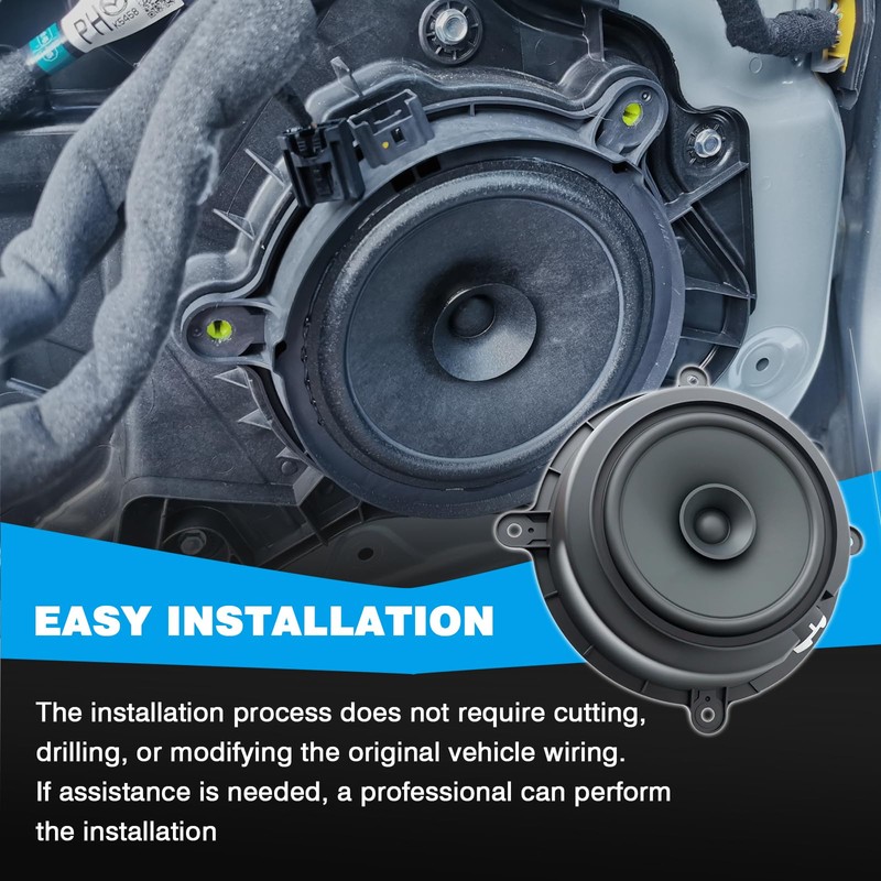 repustor Front Door Speaker Compatible with Mazda 3 2014-2018 Mazda