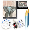 Painting4Real DIY Painting Class Kit for Adults with Video Tutorials: