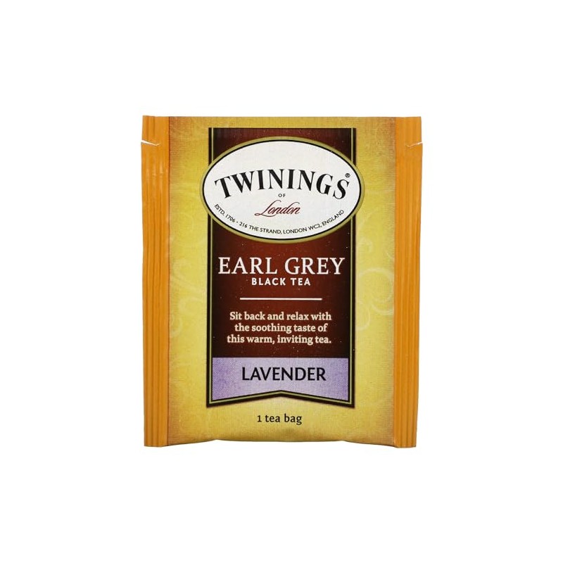 Twinings Tea, Earl Grey Lavender, 20 Count (Pack of 6)
