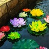 Superdream Water Floating Foam Large Lotus Flower for Pond Decor,