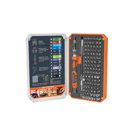 TRUPER Juego de Desarmador de precisin, 106 piezas                                                                                                    