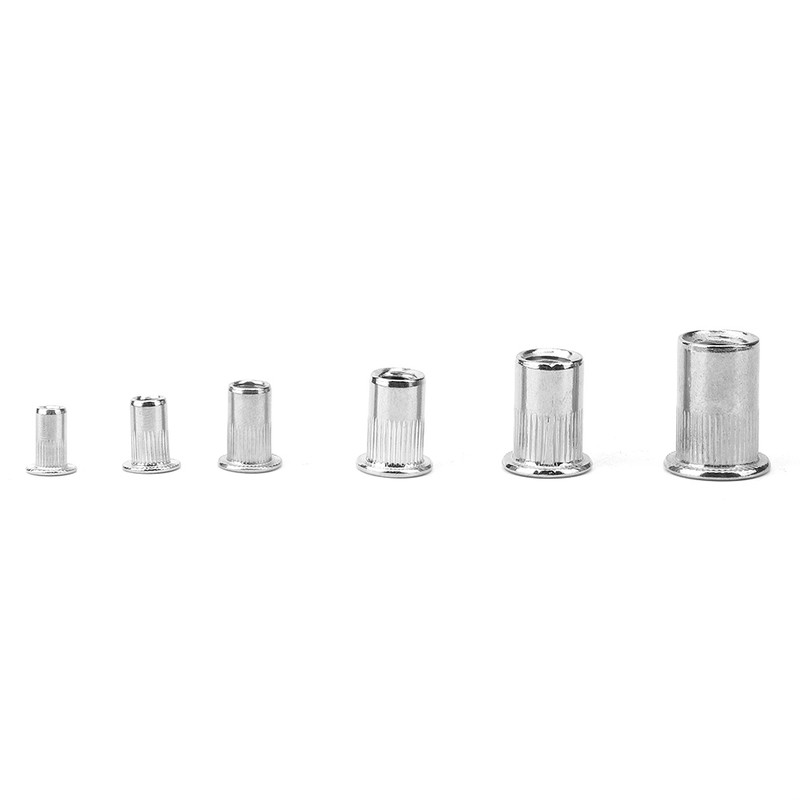 150Pcs M3-M10 Rivet Nut 304 Stainless Steel for Fastening Piece