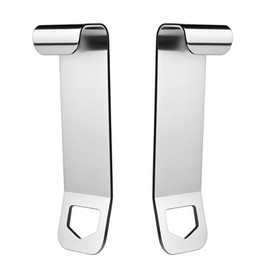 BOXOB 2pcs Cooler Lock Brackets with Bottle Opener, Heavy Duty Stainless Steel Locking Bracket for Tie-Down Security Compatible with Yeti RTIC Cooler Accessories