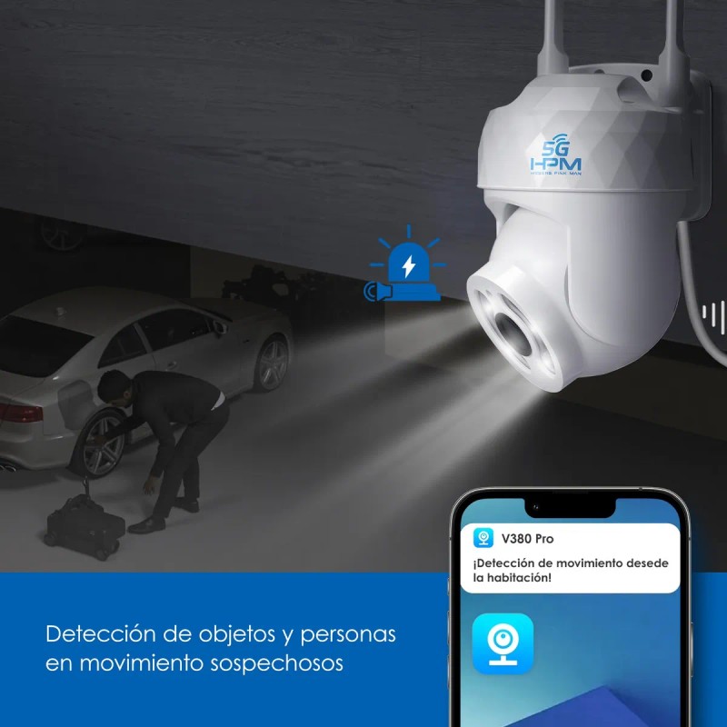 360 ° Cámara De Vigilancia De Seguridad Al Aire Libre