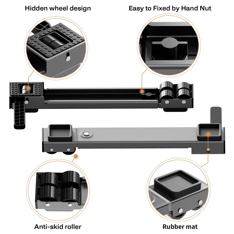 KVRG Appliance Rollers Heavy Duty,Newest Extendable Appliance Sliders,Liftable Washing Machine