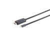 HDMI A auf USB-C 3.1 Kabel, 4K@60Hz, Vergoldete Kontakte 1,80m