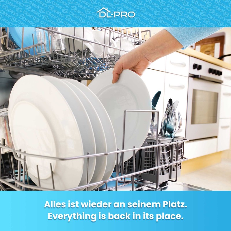 DL-pro Universal Dishwasher Cutlery Basket 20.8 x 16 cm Suitable