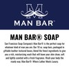 San Francisco Soap Company Deep Cleansing Man Bar, Silver Sage