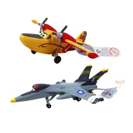 OPO 10 - Lot of 2 planes from the movie Planes - Bullyland 7cms - LFA04