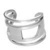 Diesel DX15480405.5 Unisex Oval D Logo Ring Stainless Steel, Stainless