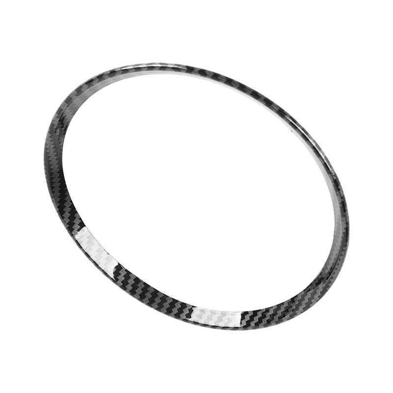Interior Gear Shift Trim Cover Ring Carbon Fiber Style Console