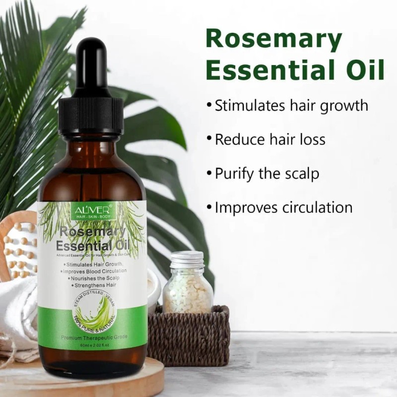 Aceite Romero Fortalece Cuero Capilar + Pestañas Cejas 60ml