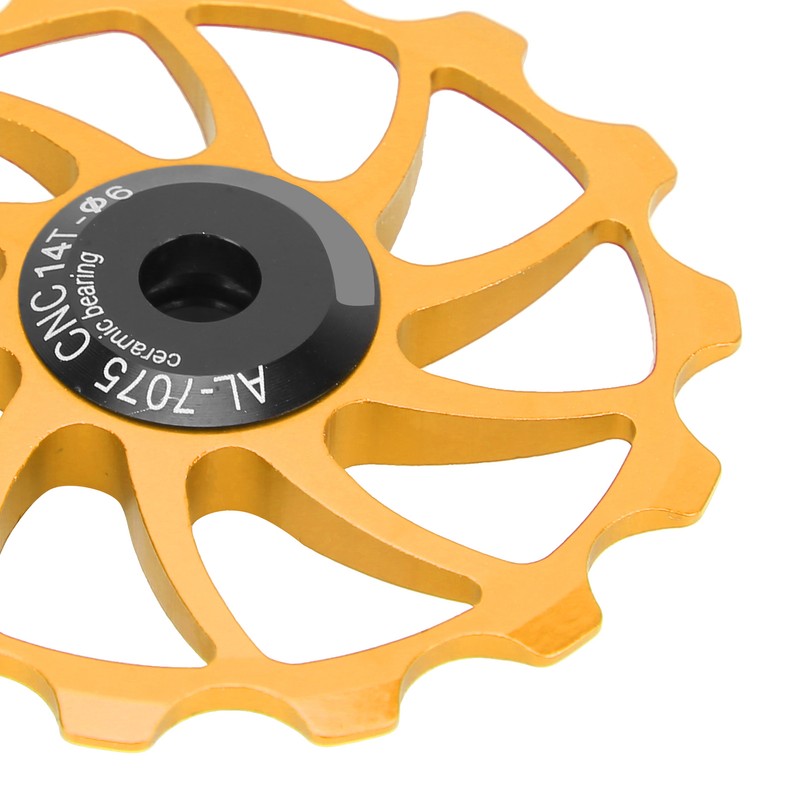 Cycling Bicycle Rear Pulley Bike Guide Roller Pulley Parts 14T