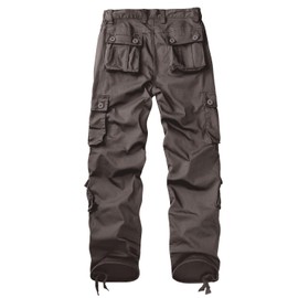 Sobrisah Grey Cargo Pants Women Mid-Rise Heavy Cotton Work Trousers Comfy Travel Casual Pant Stretchy Y2K Streetwear Size 4