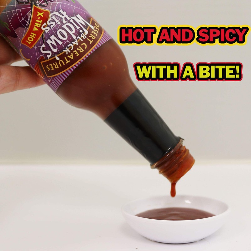 Desert Creatures Habanero Hot Sauce - Black Widow's Kiss -