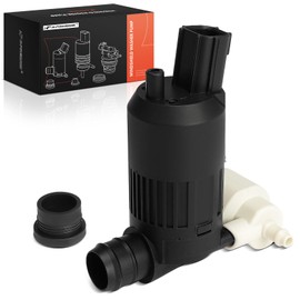 A-Premium Front Windshield Washer Pump Compatible with Ford Explorer 2011-2019, Edge, Expedition, Fiesta, Flex, EcoSport, Bronco, Police Interceptor Utility, Taurus X, Transit Connect & Lincoln MKX