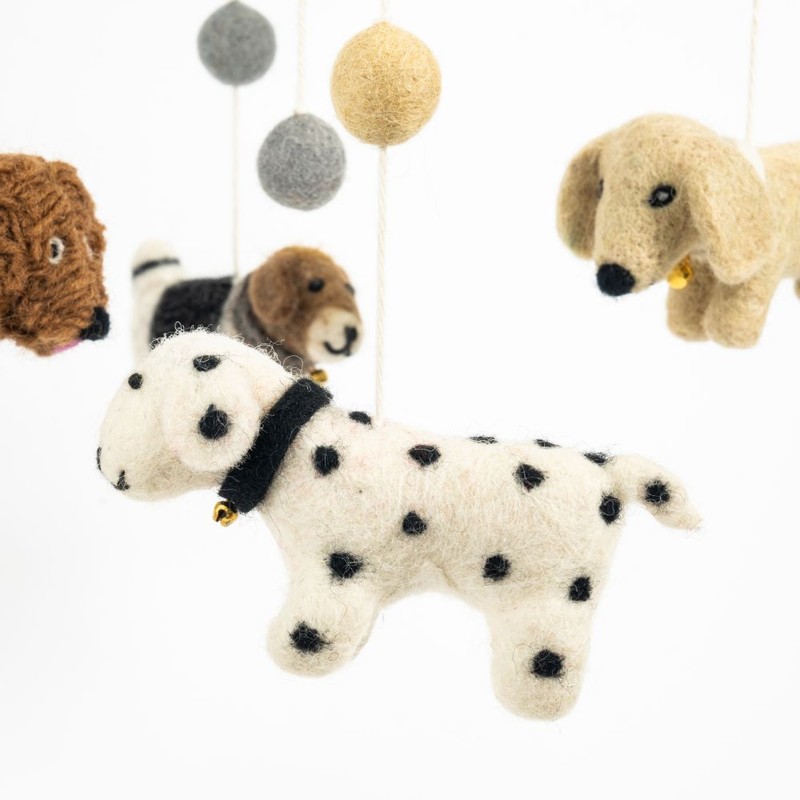 Gifted Hands Felt Hanging Mobile - Dogs
