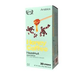 Instant Coffee Powder, Quick Dissolving (1 PACK, HAZELNUT HONEY COFFEE)
