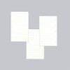 Nagahashi Printing System Notebook Refill, Micro 5 Holes, Horizontal Ruled,
