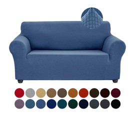 Joccun Stretch Loveseat Couch Cover, Water Repellent Sofa Slipcover for 2 Cushion Couch, Washable Furniture Protector Cover for Living Room