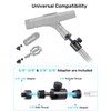 Etour Ball-and-Socket Head Microphone Adapter, 360° Swivel & 90° Tilt